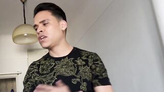 LecheLatinos.com - Latino cock sucker rides a big raw cock and cums hard