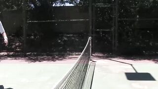 Outdoor pussy drilling with two adorable and naughty teens