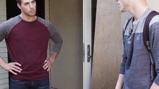 NextDoorXXX.com - Handsome hairy jock got his tight ass smashed hard and fast by a mu