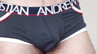 MaskXXX.com - Handsome bearded stud's rock solid cock play solo
