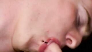 RawTwinkys.com - Dick starved gay dude is eager to suck it and ride it wildly with jo