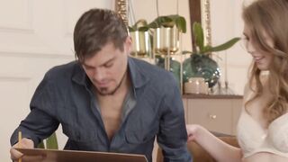 21 SEXTURY - Natural Sexy Gina Snow Gets Cutie Cum Into Mouth After Hottie Head And Banged!