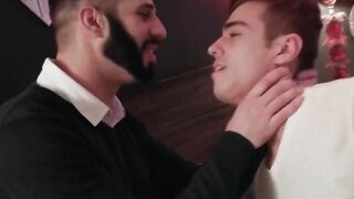 My bearded stepdad Romeo Davis grabs me and stuffs his cock in my wet mouth and ass Hoe 2