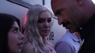Officer Joshua Lewis licks pussy in a hardcore threesome session with hot Gal Ritchie
