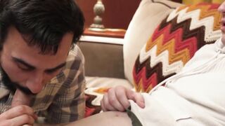 IncestGay.com - Intense anal breeding by stepdad with his horny son
