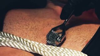 Derek Kage takes a huge cock in his mouth and extremely ass fucked by two hunks