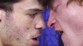 Hunk Jake dripping sweat in a fuckfest with filthy Kyle