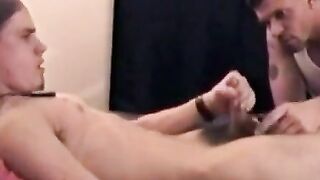 Str8Seduction.com - Bandana straighty jerks off and cums for the gay producer intense