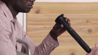 SayUncleNetwork.com - Athletic stud Darron Bluu takes Devin Trez's huge black dick fo