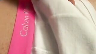 TwinkUndie.com - Smooth pantie lover's hard cock rub and intense jerk off