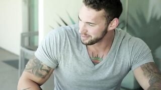 RawNextDoor.com - Logan Cross and Steve Rogers's dick riding party begins with a bang