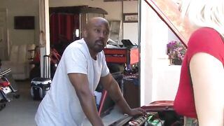 Black daddy wants some of that delicious white pussy badly with excitement