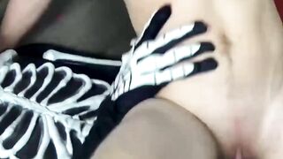 PussyJocks.com - FTM Luke Hudson sucks Zack Gray's huge cock in kinky suit