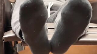 MaleFeetXXX.com - Ray H displays his beautiful size eleven feet, gently rubbed for pl