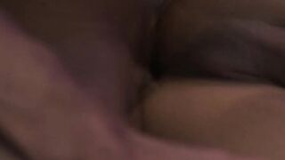 Lucky masseur gives TS big ass client a anal massage
