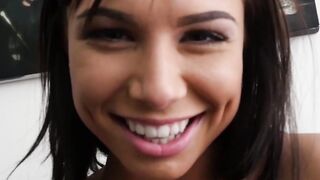 SisterLikesMe.com - Naughty stepsis Aidra Fox tries to swallow all of that cum with g