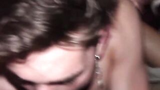 Pierced guy moans loudly as he is rammed by an amazing dick deep