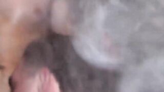 Pierced guy moans loudly as he is rammed by an amazing dick deep