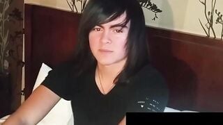 MenWithFur.com - Cute little twink jerks his never shaved prick solo