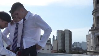 BreedingLatino.com - Bareback threesome with the sexiest twink Latinos