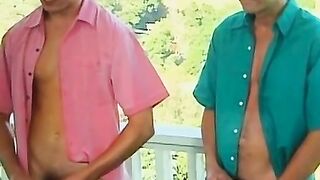 Perverts watch and jizz while watching guys ass fuck wildly