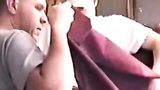 Str8Seduction.com - Shy straight stud sucked slowly by horny gay guy vigorously