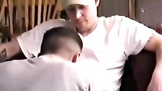 Str8Seduction.com - Shy straight stud sucked slowly by horny gay guy vigorously