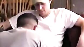 Str8Seduction.com - Shy straight stud sucked slowly by horny gay guy vigorously