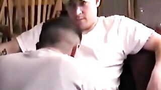 Str8Seduction.com - Shy straight stud sucked slowly by horny gay guy vigorously