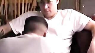 Str8Seduction.com - Shy straight stud sucked slowly by horny gay guy vigorously