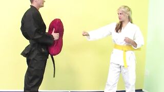 This MILFs karate lesson escalated quick