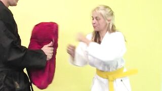 This MILFs karate lesson escalated quick