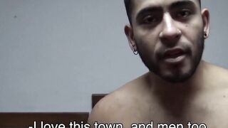 SayUncleNetwork.com - Latin man's first-time dick play session with a gay twist