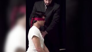 SayUncleNetwork.com - Asian twink's mouth and ass fucked raw before cum bath