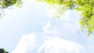 Tiny Alex More swallows loads of cum after riding black cock