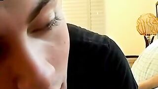 TwinkUndie.com - Assfucked twink's cum blast through his sexy panties