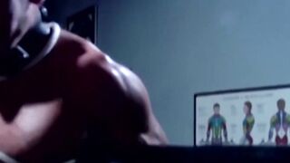 MuscleJockBound.com - Bound wrestler dominated and tormented by his tattooed opponent