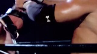 MuscleJockBound.com - Bound wrestler dominated and tormented by his tattooed opponent