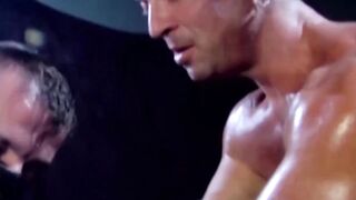 MuscleJockBound.com - Bound wrestler dominated and tormented by his tattooed opponent