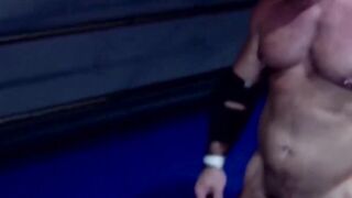 MuscleJockBound.com - Bound wrestler dominated and tormented by his tattooed opponent