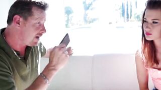 Sex as punishment for slutty stepdaughter loving it a lot