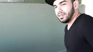 LecheLatinos.com - Colombian straight stud unleashes a facial blast on a spitroasted