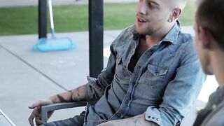 RawNextDoor.com - Gay Scott Finn's eagerness to suck off hung twink Danny Gunn