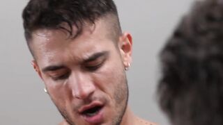 Devin Franco bends over for Alex Inks raw tool to plow him