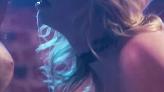 TS Girl Janie Blade Fucks Busty Girl In A Bar