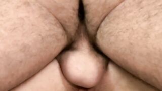 MaleIcons.com - Bearded bald Adam Russo shoves fat dick into mouth