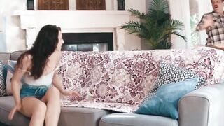 ADULT TIME - Vulgar Liz Jordan Catches Voyeur Stranger Watching Her Masturbate And Fucks Him!