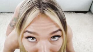 Inked and insatiable, Mia Kay devours penetration in sensual blowjob