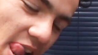 OTBXXX.com - Amateur latino dude enjoys bouncing on his lover's rock hard dick