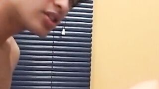 OTBXXX.com - Amateur latino dude enjoys bouncing on his lover's rock hard dick